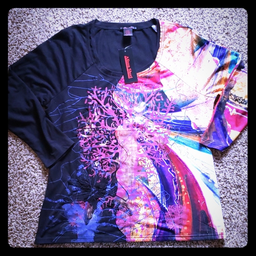Alison's Sheri Top SZ Large NWT